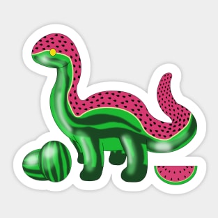 Watermelon Dinosaure Sticker